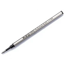 12 шт./партия, Металлическая бочка премиум-класса 0,5 мм, рефилы для роликовых шариков высокого качества, Ручка-роллер, заправлять черными чернилами