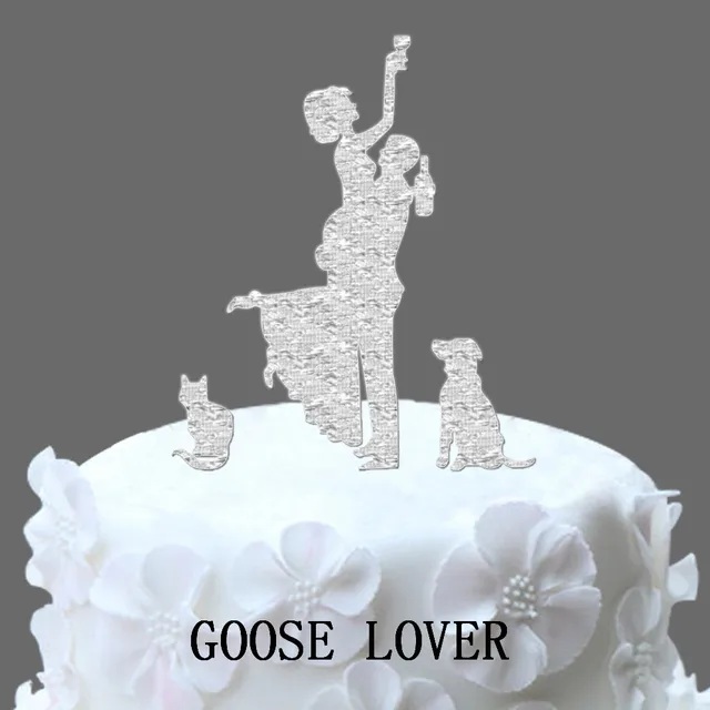 Lucu Kue Pengantin Puncak Siluet Anjing Silhouette Wedding Cake Topper Mabuk Bride Wedding Cake Lucu Kue Pengantin Puncak Siluet Anjing Silhouette Wedding Cake Topper Mabuk Bride Wedding Cake