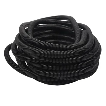 

Corrugated Wire Cable Conduit Tubing Tube Pipe 16mm OD 10M Long Black
