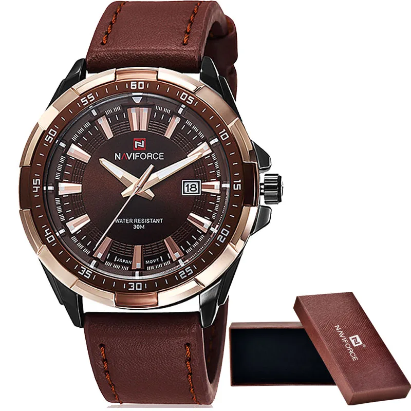 Buy Best Reloj hombre 2015 Brand Men Military Watches Leather Men