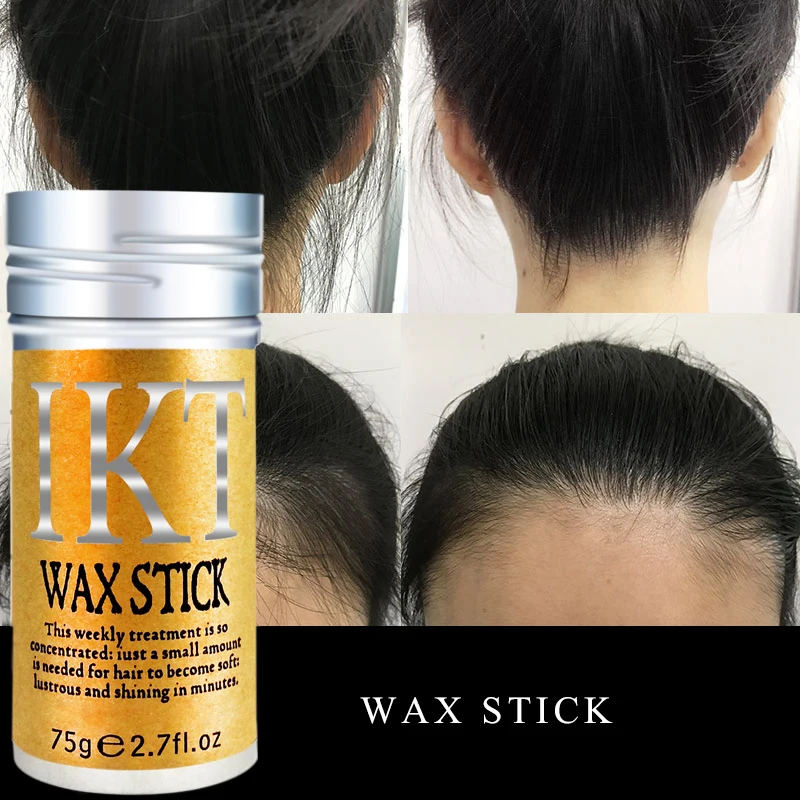Ikt Hair Wax Pomade Cream Styling Wax Unisex Small Hair Fixing