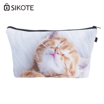 

SIKOTE Lovely Kiffy Dreaming Cosmetic Bags 3D Printing Travel Makeup Bag Fashion High Small Bags Gift Trousse De Maquillage
