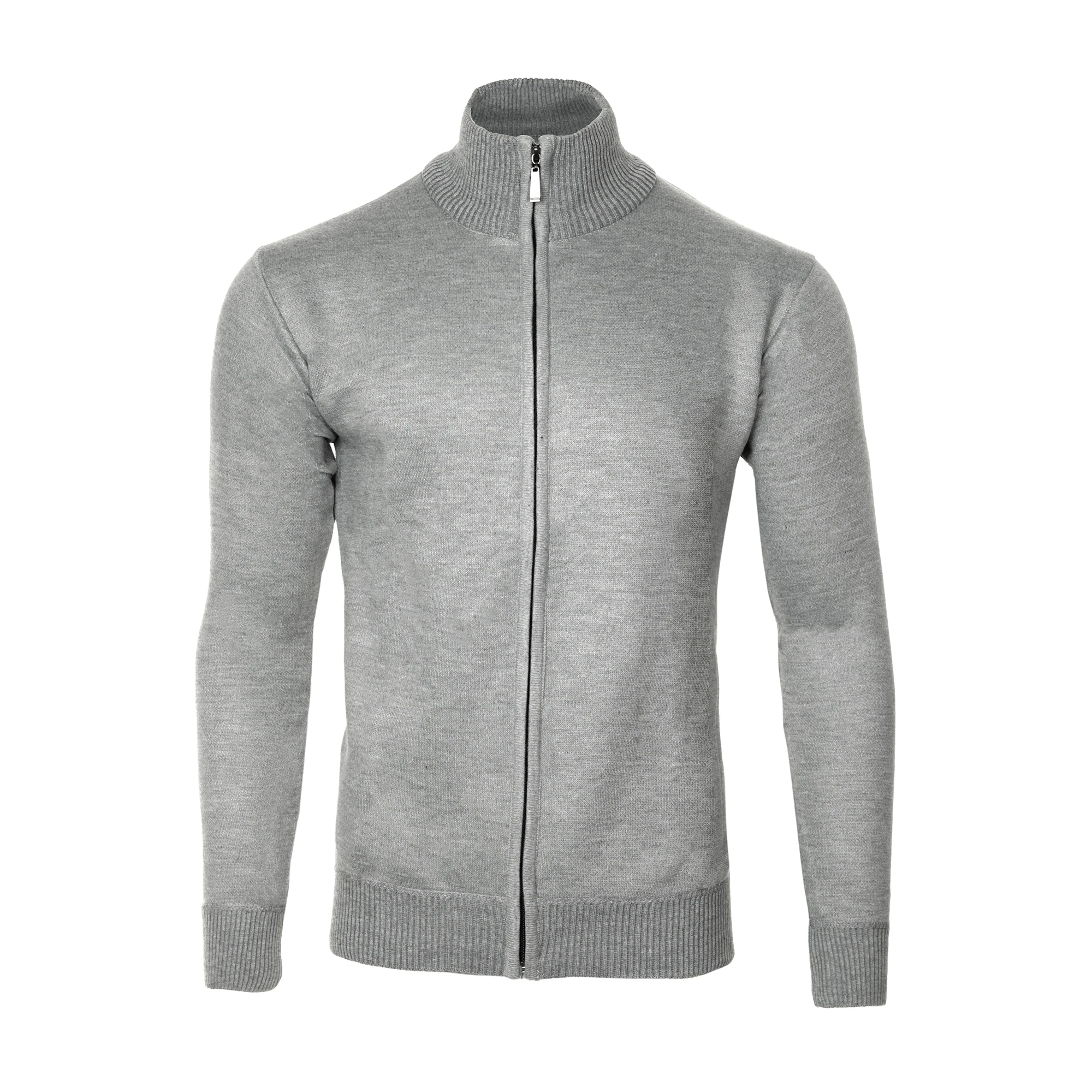 Men's Casual Full Zip Thick Knitted Cardigan Sweaters (3)