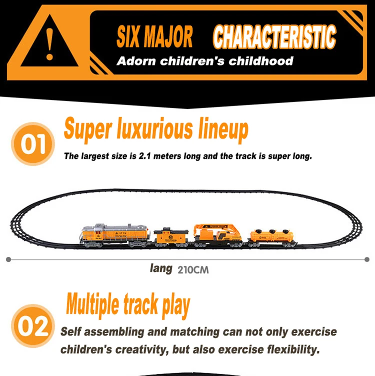 Детский Электрический Железнодорожный поезд, игрушки, Классическая обучающая модель поезда, железная дорога, электрический вагон, детская игрушка