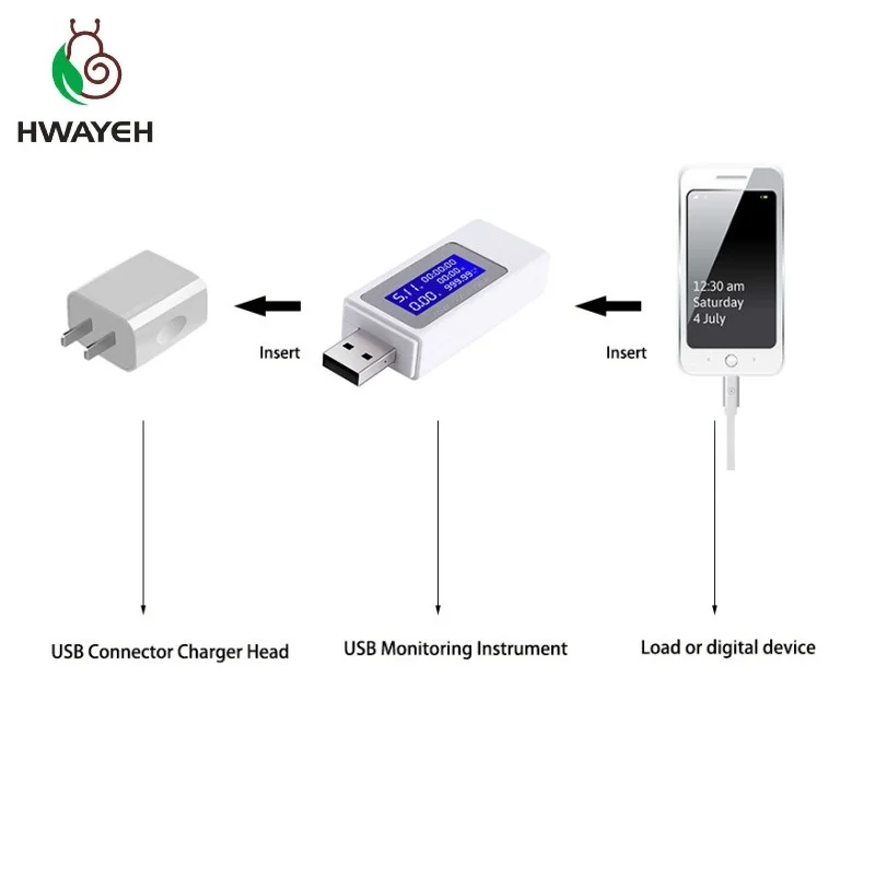 DC4-30V электроэнергии USB Емкость тестер напряжения Текущий метр монитор вольтметр Амперметр 0-5A 0-99 часов 0-150 Вт