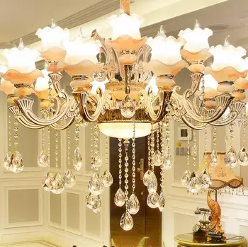 

Modern Crystal Chandelier Living Room Decoration Tiffany Pendants and Chandeliers Home Lighting Indoor Lamp