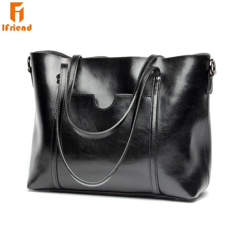 

Ifriend Luxury Brand Female Designer Genuine Leather Shoulder Bag Women Messenger Bags Large Capacity Tote Bag Shopping Bag