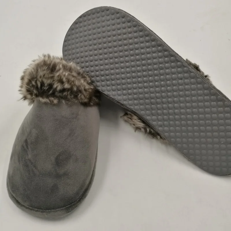 Мужские тапочки Зимние мягкие домашние тапочки меховые теплые главная крытый обувь для мужчин тапочки мужские домашние мужчин шлепанцы мужские гомер домашняя обувь мужская