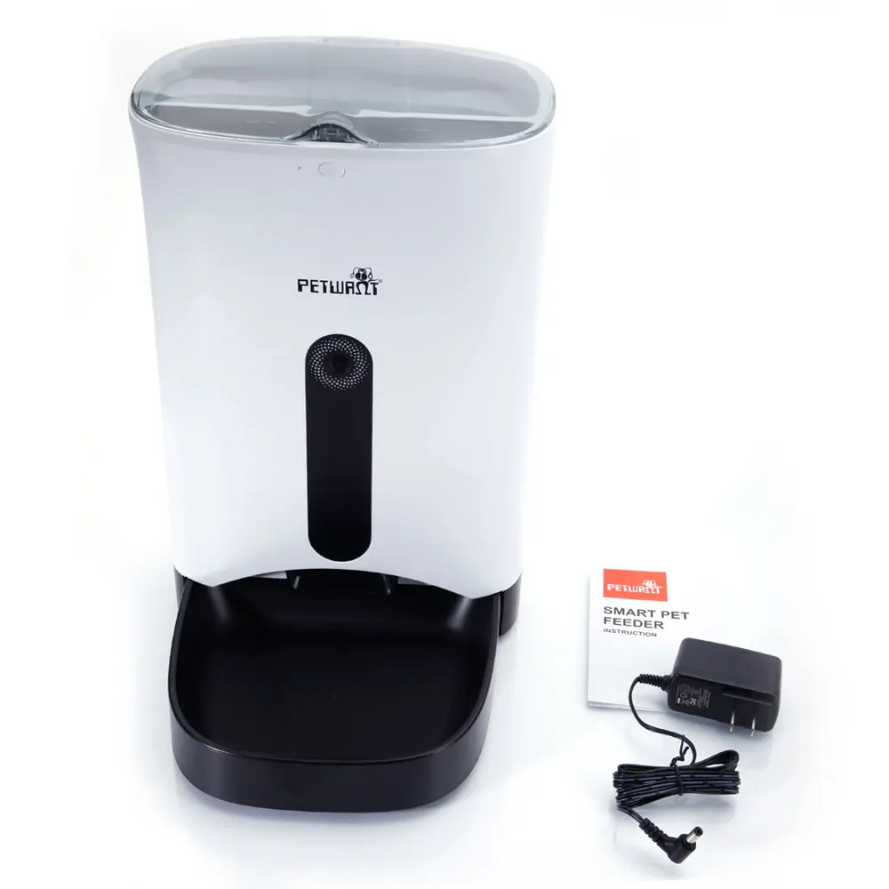 

PF-103 Automatic Cat Pet Feeder App Control Dog Food Dispenser Smart Pet Feeder with Camera for for Cat Dog US Plug - US Stock