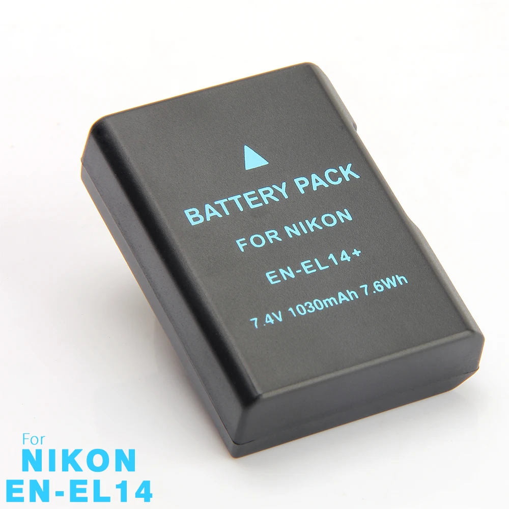 EN EL14 ENEL14 1030mAh аккумуляторная камера для Nikon P7000 P7100 P7200 P7700 P7800 D3100 D3200 D5100 D3300 D5200 D5300|en