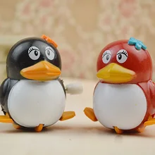 Мини-кукольная карточка любовь мультфильм Пингвин QQ ходячая цепь заводной пазл Раннее детство игрушки подарок игрушка для детей унисекс животное