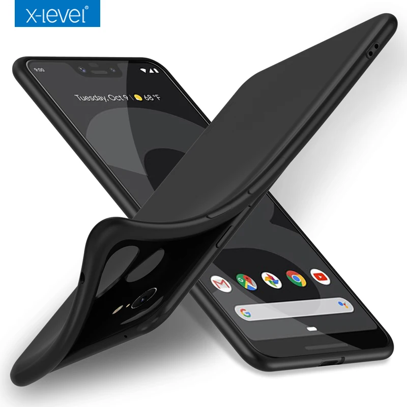 

For Google Pixel 3XL case, X-Level Slim Soft Tpu Anti-fingerprint Shockproof Matte Back Cover for Google Pixel 3/3XL Case fundas
