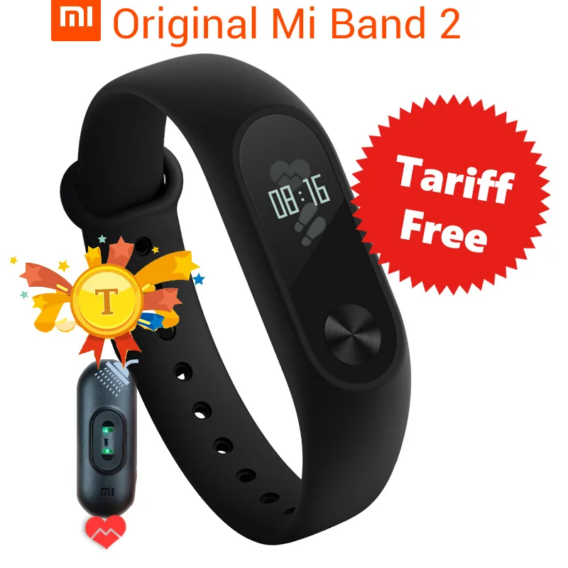 Original Mini 2 Smart Bracelet Heart Rate Fitness Meter with 2 Android IOS with OLED Display Xiaomi Smartband