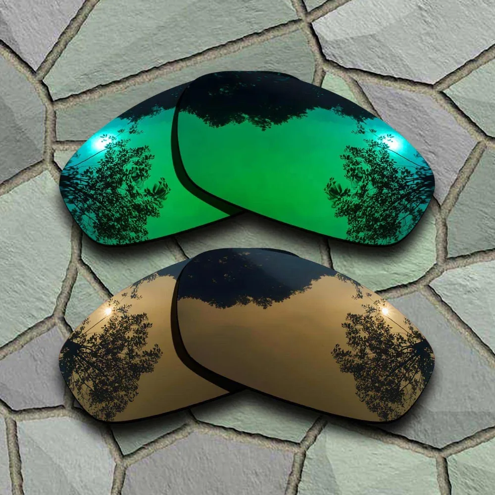 

Jade Green&Bronze Copper Sunglasses Polarized Replacement Lenses for Blender