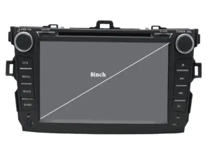 Flash Deal 8 inch 2 din Android 8.1 car dvd player for Toyota Corolla 2007 2008 2009 2010 2011 Quad Core 8 inch 1024*600 screen car stereo 1