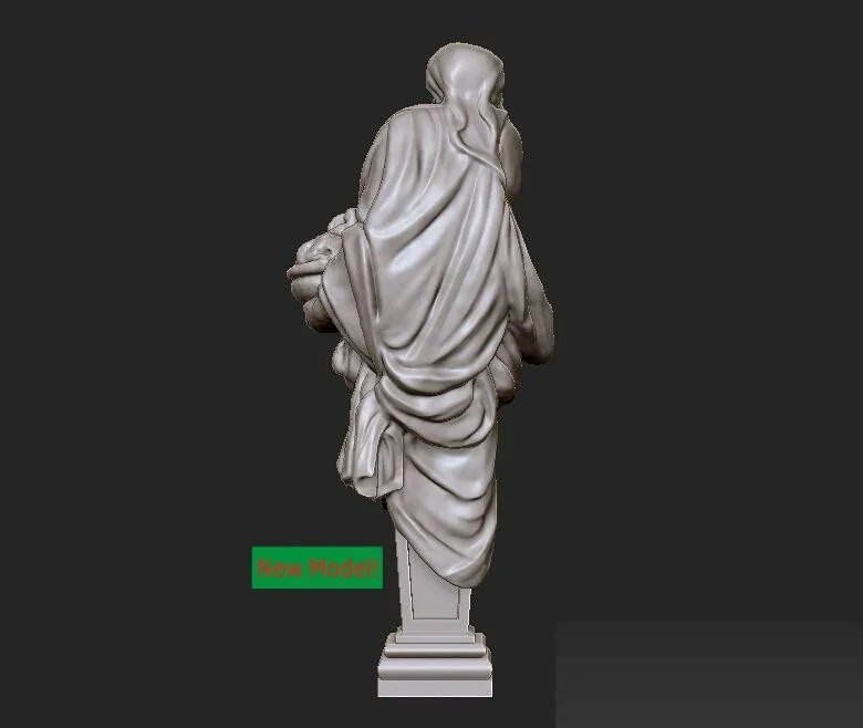 3D model relief STL models file format Goddess of mercy Summer woodworking boring machine