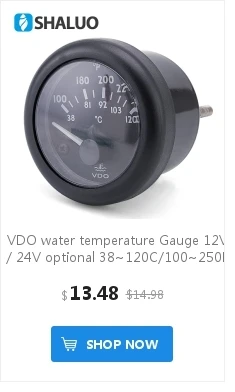 Diesel Generator Vdo Water Temperature Gauge Match With Vdo Water 