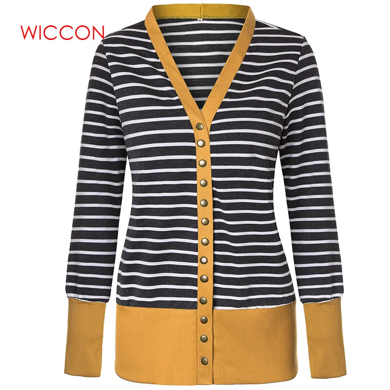 

2019 Women Spring & Summer Large Size Ladies Fashion Long Button Solid Color Cardigan Coat Long Coat Windbreaker