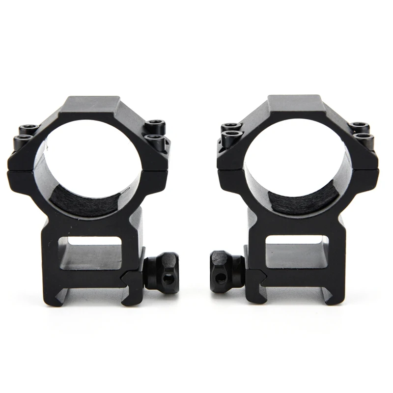 

2019 New 2PCS Optical Sight Bracket Metal Dovetail Rifle Scope Mount Ring Weaver High 20mm Mount Dia 30mm Outdoor Hunting