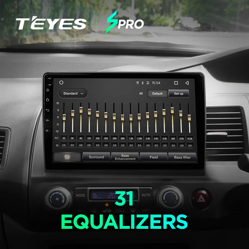 Excellent TEYES SPRO For Honda Civic 8 FK FN FD 2005 2008 2009 2010 2012 Car Radio Multimedia Video Player Navigation GPS Android 8.1 2