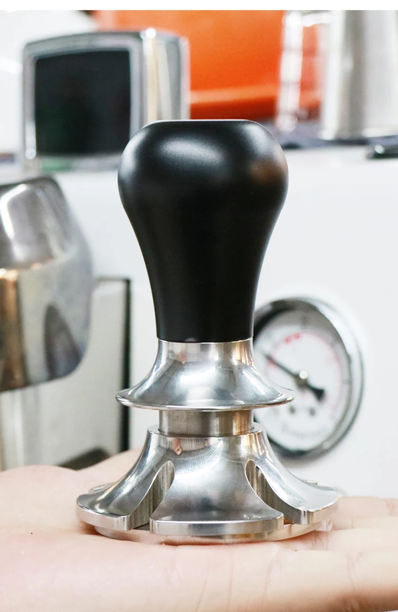 MOTTA Tamper 52 mm Acier inoxydable-base manche bois noir