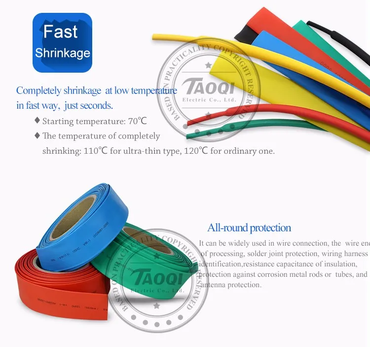 1 м 14 мм термоусадочная трубка Обертывание Термоусадочная трубка кабель рукав провода комплект пожалуйста используйте тепловую пушку для усадки