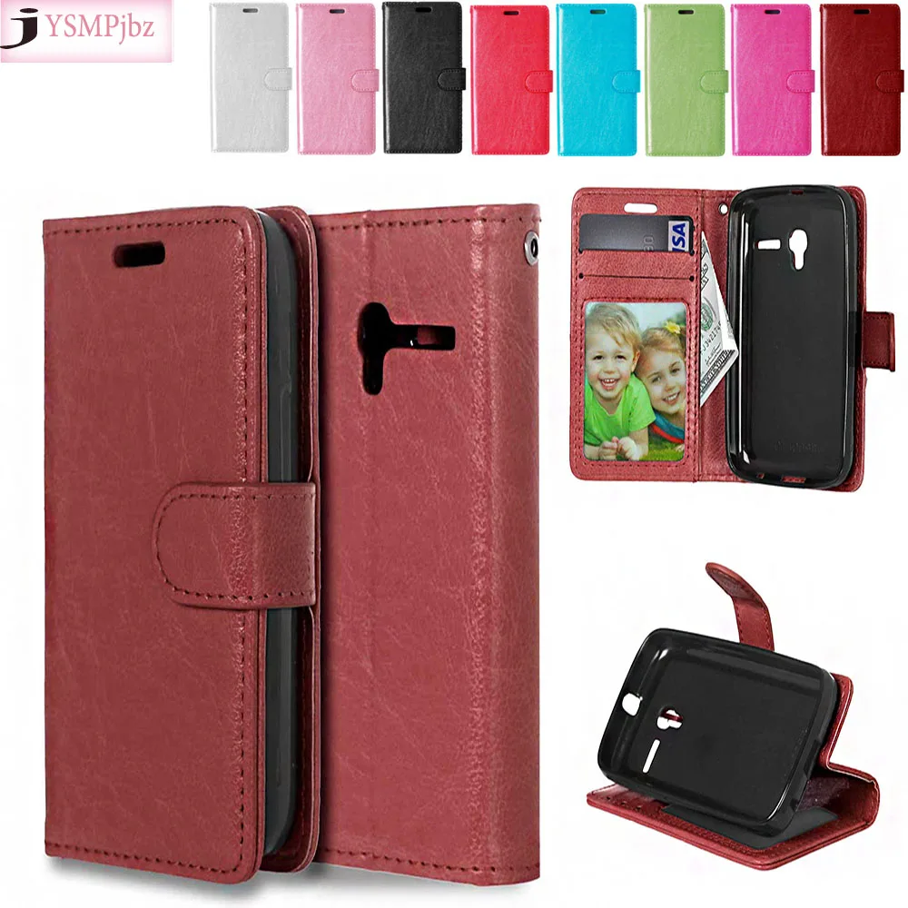 

Leather Cover For Alcatel One Touch Pixi 3 (3.5") OT 4009 4009A 4009X 4009E 4009D Dual Pixi3 OT-4009D OT-4009X Flip Phone Case