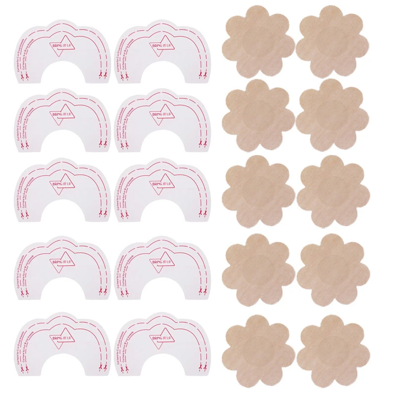 5 пар, женские невидимые накладки на грудь, накладки на бюстгальтер, наклейки на соски, наклейки на грудь, Adhesivo, бюстгальтер, пуш-ап, чехлы на соски