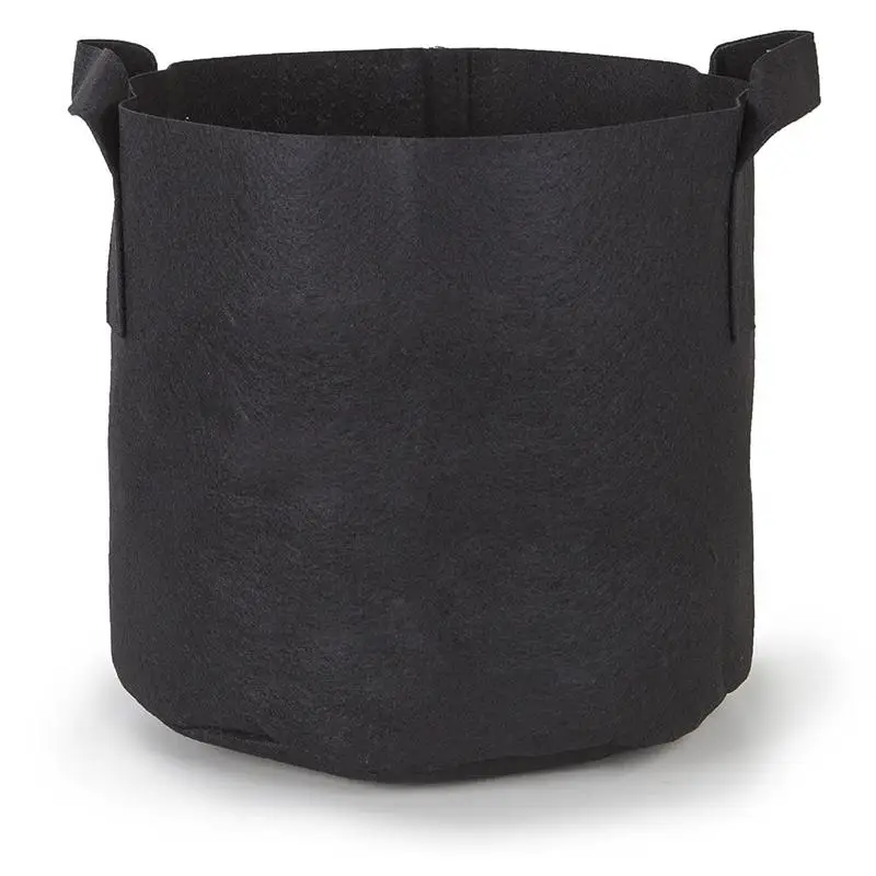 

Adeeing 5 pcs/lot Grow Bags Aeration Black Non-woven Fabric Pots with Handles Planting Bag Seedling Flowerpot