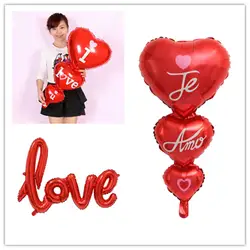 Строка Baloon большой испанский I Love You Happy Day праздничные украшения из шаров сердце обручение юбилей свадьба Валентина мяч