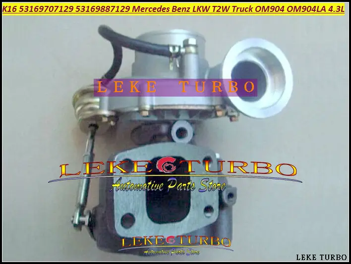 Turbo Turbocharger K16 7129 53169707129 53169887129 9040968599 For Mercedes Benz LKW T2W Truck OM904 OM904LA 4.3L (2)