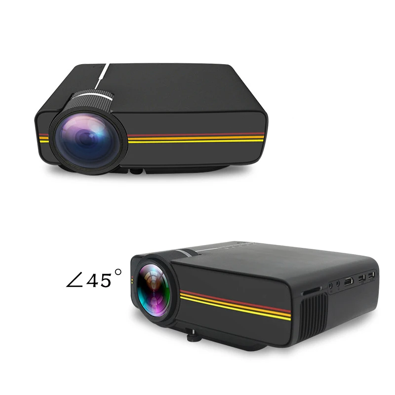 Новый YG410 домашний телефон прямой с экраном мини микро светодиодный HD проектор