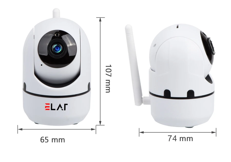 ELAF мини экран Full HD IP камера беспроводной охранных видеонаблюдения видеоняни и