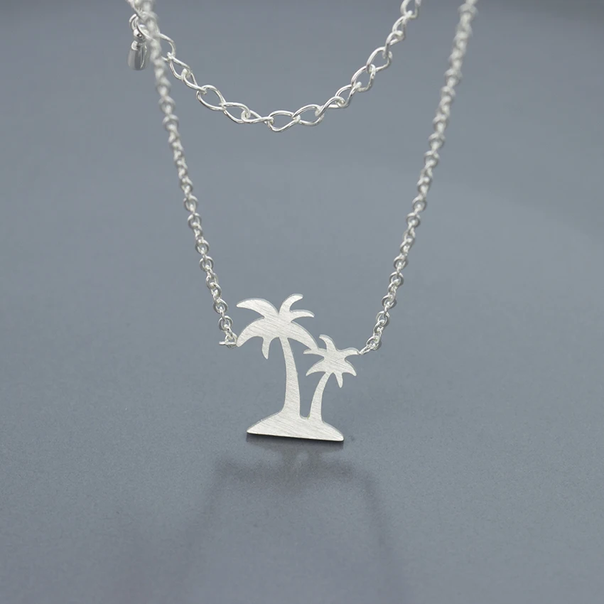 Stainless Steel Ketting Vacation Choker | Palm Beach Jewelry Necklace -  Double - Aliexpress