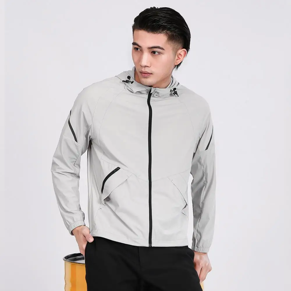  Original xiaomi mijia uleemark men's stretch light sports jacket silky dry reflective decorative me