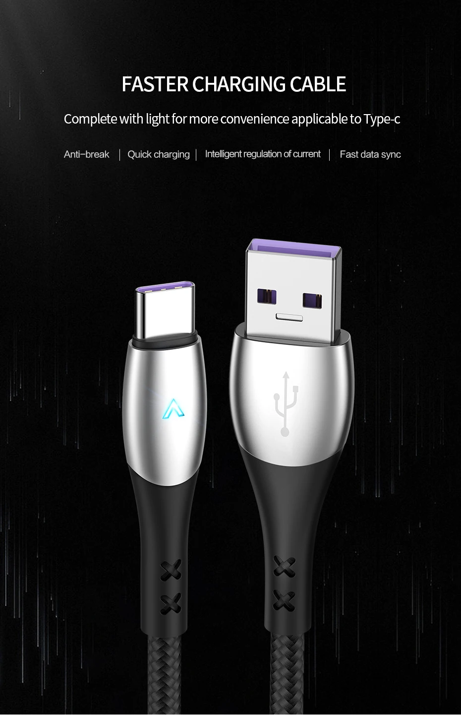 SmartDevil Быстрая зарядка USB C type C кабель 5A для huawei Lite Pro usb зарядный кабель для huawei P20 для samsung S9 Кабель-адаптер