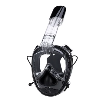 

2019 New SOFT NOSE swimming Mask upgraded Full Face Scuba Mask One-piece Gasbag Anti-fog diving Mask for Kids Adults