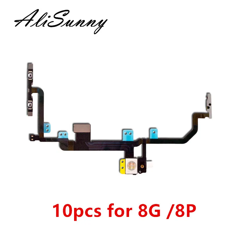 AliSunny 10 шт для прибавления звука гибкий кабель iPhone 8 Plus 8G P + х световая вспышка