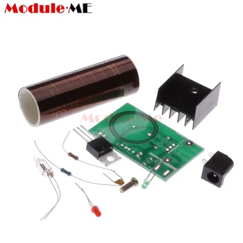 

Mini DIY Tesla Coil Kit Arc Wireless Electric Power Transmission Lighting Board Module 12V DC for LED Circuits Suites Learning