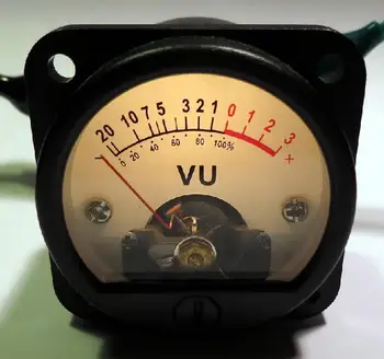 

Free Shipping! VU meter level meter dB meter 45mm warm yellow backlight module sensor