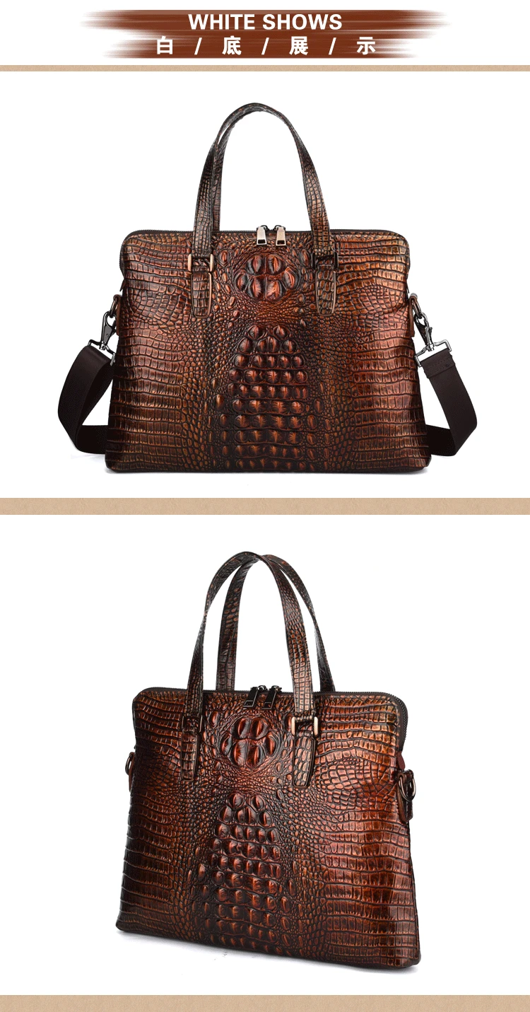 dos homens de negócios maleta masculino bolsa