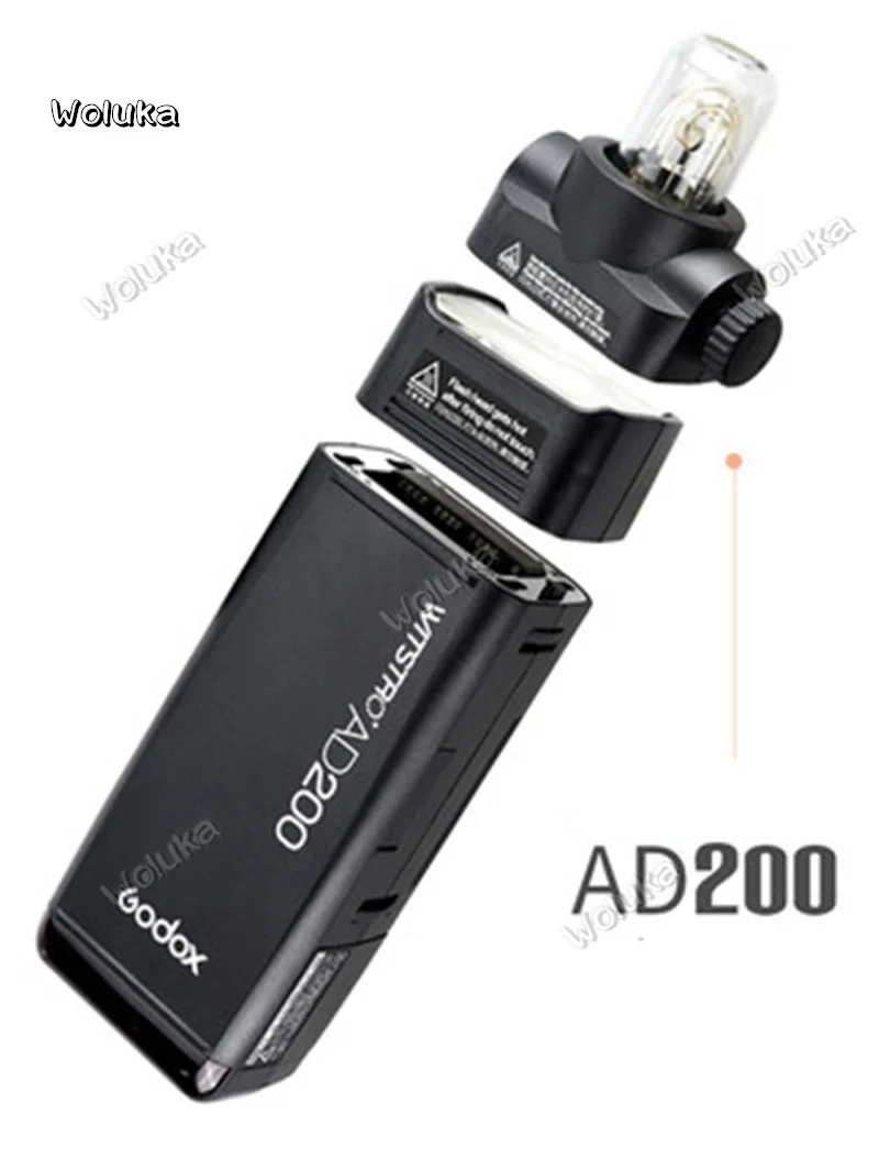 Вспышка Стробоскоп Godox AD200 200Ws 2 4G TTL 1/8000 HSS Беспроводная монолампа с литиевой