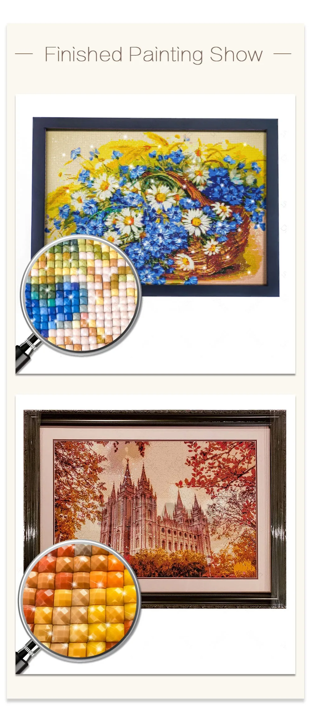 Pintura diamante 5d quadrado completo fogo redondo