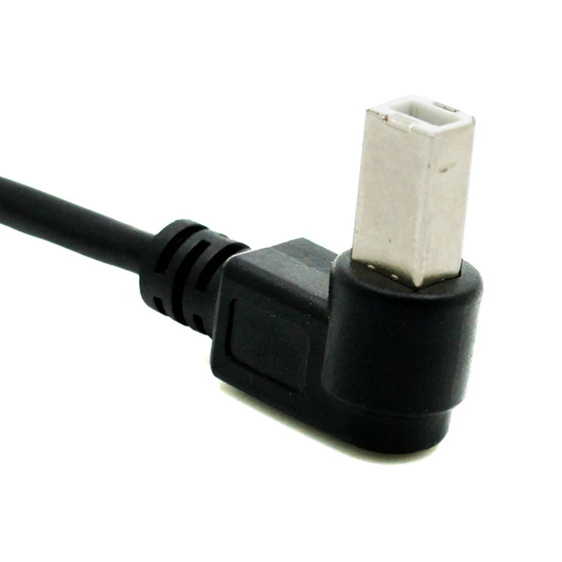 0,5 м 1 м USB 2,0 локоть B штекер к гнезду USB B-тип розетка панель принтера монтажный удлинитель