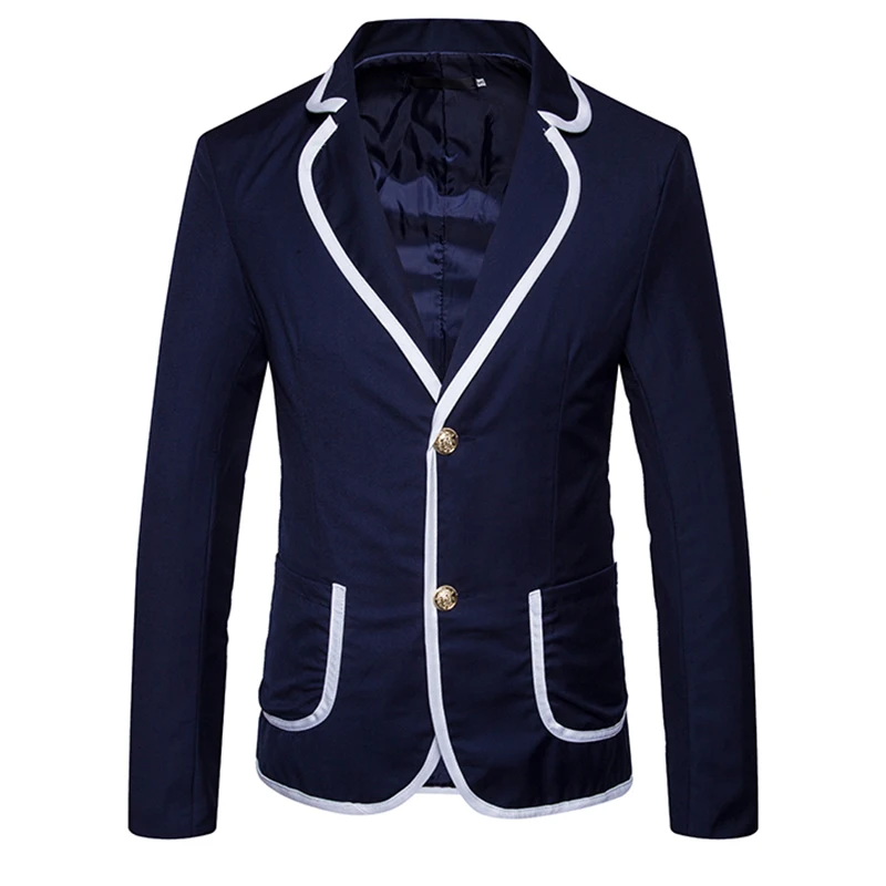 

New Arrivals Men Casual Suit 2018 preppy Style Fashion Design Men's spring Slim fit Masculine Blazer Suits coats EU/US size Tops
