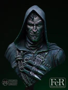 

DIY 1/12 BUST Resin Figure Model Kit Character Model Phantom Assassin Movie Character X22