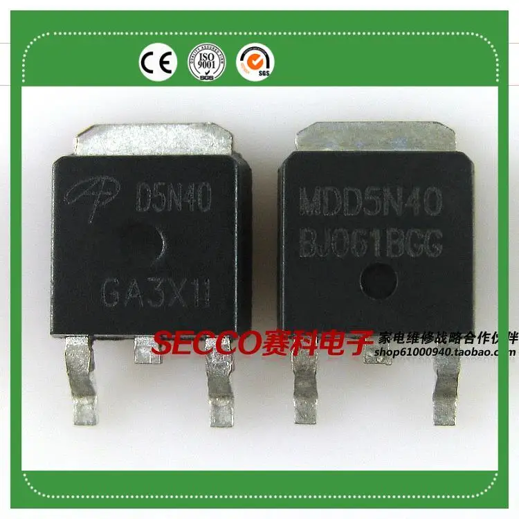 Free Delivery.MDD5N40 D5N40 patch MOS FET IC chip|ic chip|ic chip ...