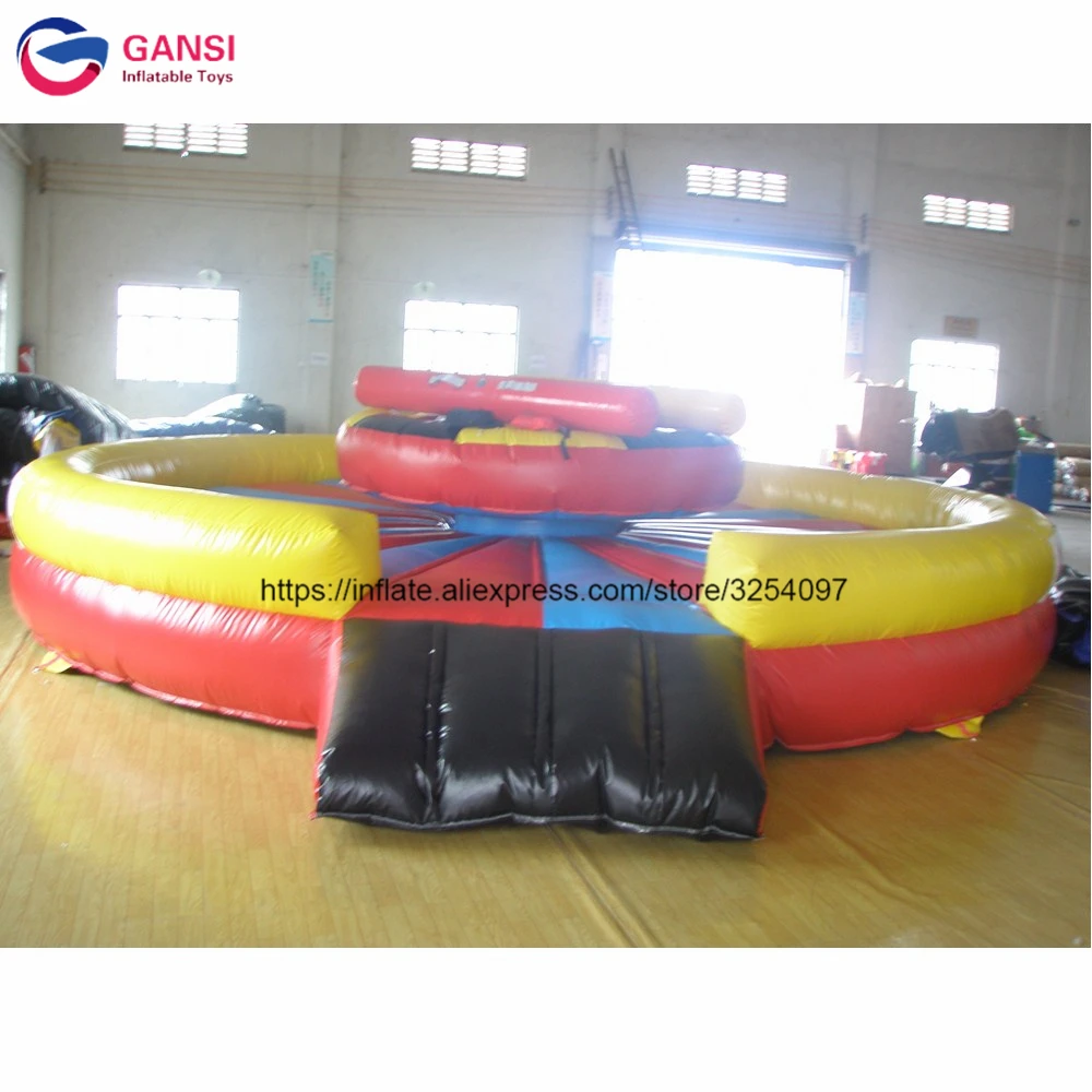 5*5M Inflatable Wrestling Ring Game Inflatable Gladiator Joust Sport With Helmets And Sticks