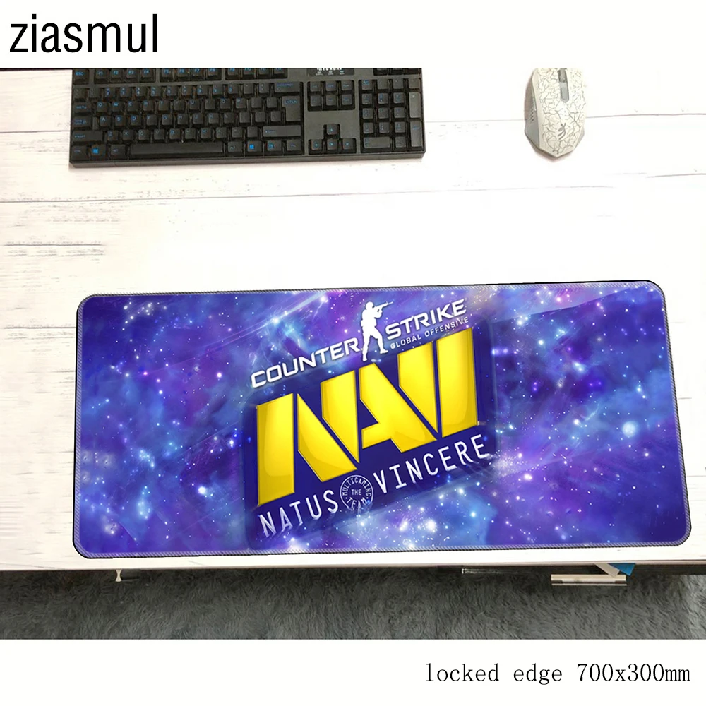 

natus vincere mouse pad 700x300x3mm mats locked edge Computer mouse mat gaming accessories High-end mousepad games pc gamer
