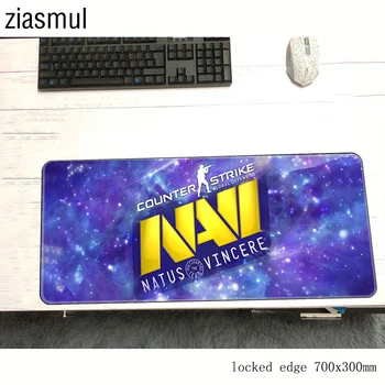 

natus vincere mouse pad 700x300x3mm mats locked edge Computer mouse mat gaming accessories High-end mousepad games pc gamer